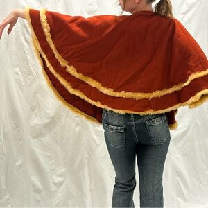 Vintage Red and Yellow Cape